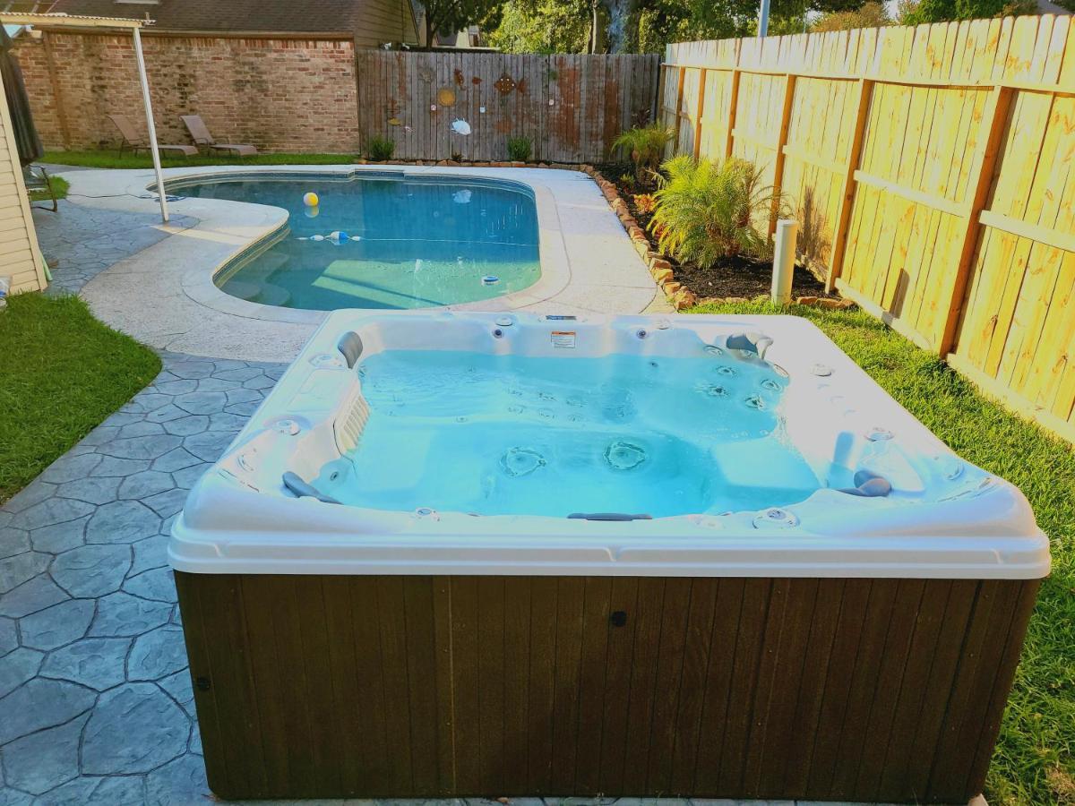 Вилла 1976Houstongem Luminous Pvtpool & Hottub Dt20Mins For Lrg Families 6Beds 2Bath Экстерьер фото