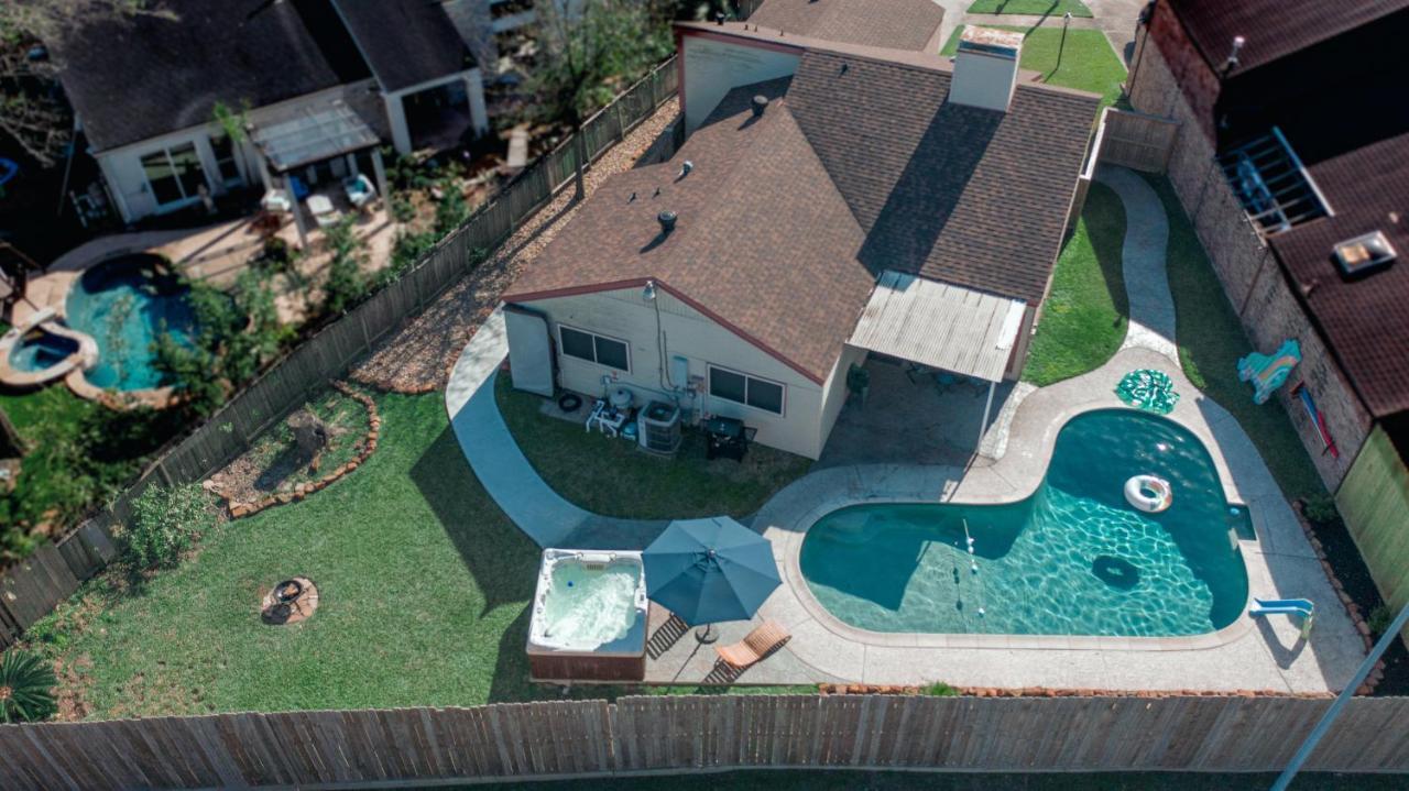 Вилла 1976Houstongem Luminous Pvtpool & Hottub Dt20Mins For Lrg Families 6Beds 2Bath Экстерьер фото